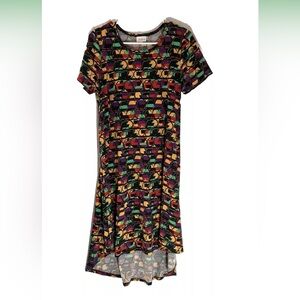 Lularoe dress size small multi color
